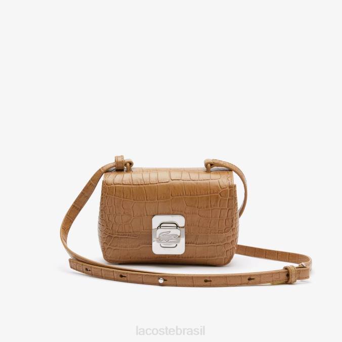 Lacoste mulheres bolsa transversal de couro clube P2PX2887 bolsas e artigos de couro