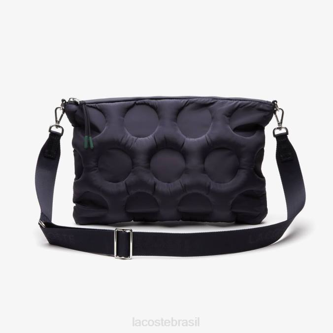 Lacoste mulheres bolsa crossover acolchoada com efeito bola de golfe abimes P2PX2866 bolsas e artigos de couro
