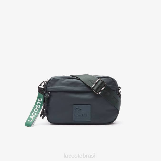 Lacoste mulheres bolsa crossover com patch de assinatura sinopla P2PX2858 bolsas e artigos de couro
