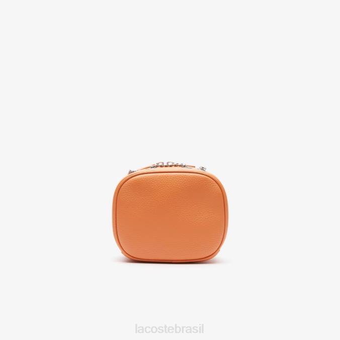 Lacoste mulheres bolsa crossover pequena de couro granulado potência P2PX2854 bolsas e artigos de couro