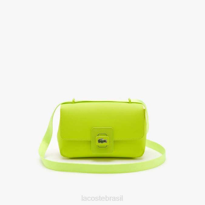 Lacoste mulheres l.12.12 bolsa cruzada com fecho de metal Lima P2PX2851 bolsas e artigos de couro