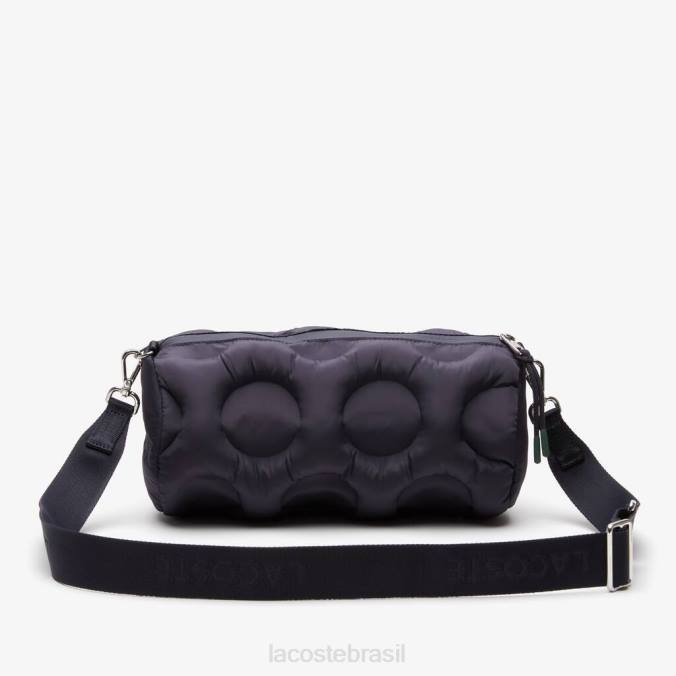 Lacoste mulheres bolsa de rolo acolchoada com efeito bola de golfe abimes P2PX2867 bolsas e artigos de couro