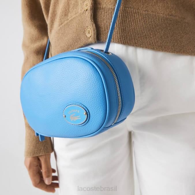 Lacoste mulheres bolsa pequena para câmera em couro granulado Argentino P2PX2870 bolsas e artigos de couro