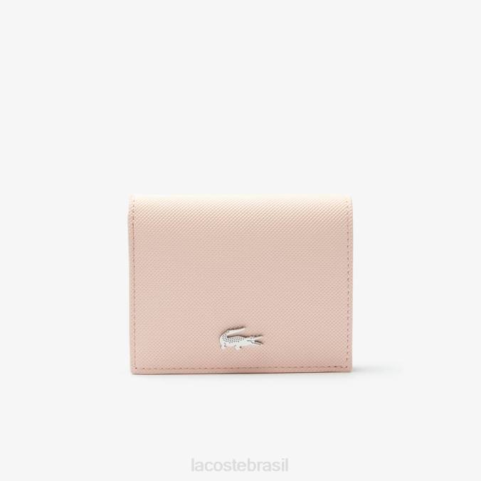 Lacoste mulheres carteira dobrável anna pequena cadeira Amanda P2PX2842 bolsas e artigos de couro