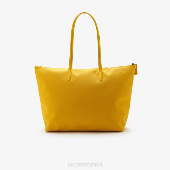 Lacoste mulheres l.12.12 sacola conceito com zíper hino P2PX2889 bolsas e artigos de couro