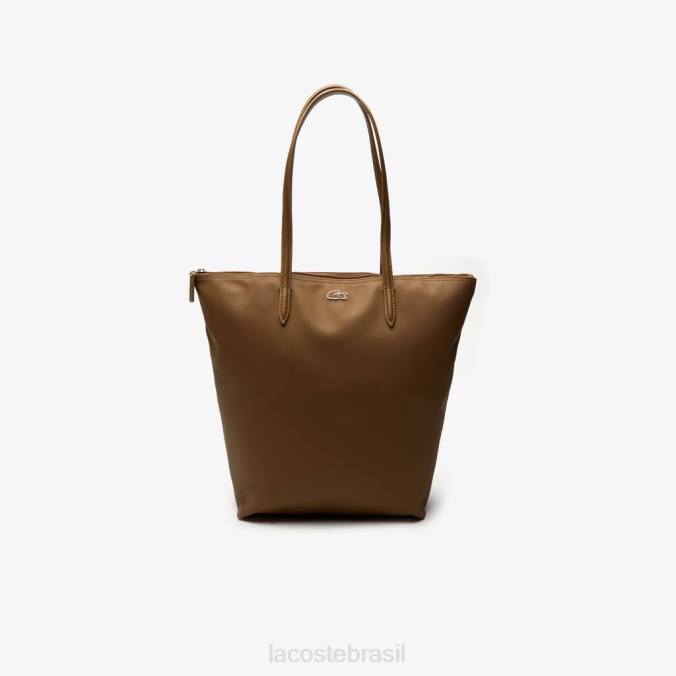 Lacoste mulheres l.12.12 sacola conceito com zíper vertical René P2PX2848 bolsas e artigos de couro