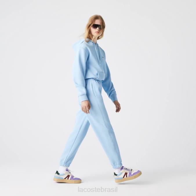 Lacoste mulheres joggers de algodão misturado azul P2PX2414 roupas