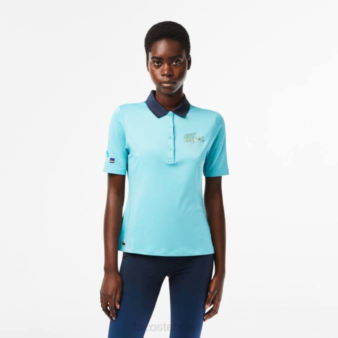 Lacoste mulheres polo esporte miami edição aberta hortelã P2PX2372 roupas