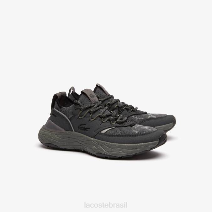 Lacoste mulheres tênis re-confortável em tons sintéticos e têxteis preto P2PX2735 sapato