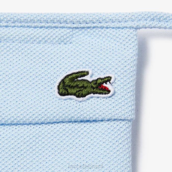 Lacoste unissex l.12.12 máscaras faciais, pacote com 3 azul claro P2PX2265 acessórios