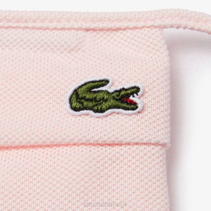 Lacoste unissex l.12.12 máscaras faciais, pacote com 3 luz rosa P2PX2280 acessórios