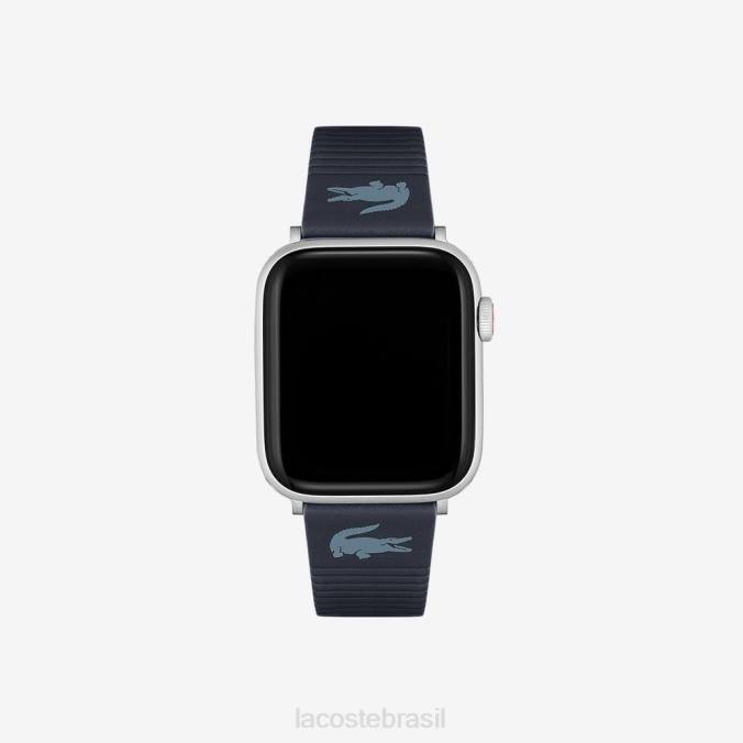 Lacoste unissex pulseira de couro azul para apple watch azul P2PX2195 acessórios