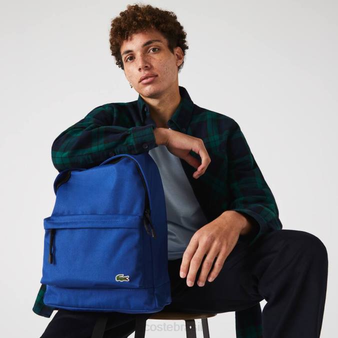 Lacoste unissex mochila de lona neocroc cósmico P2PX2042 bolsas e artigos de couro