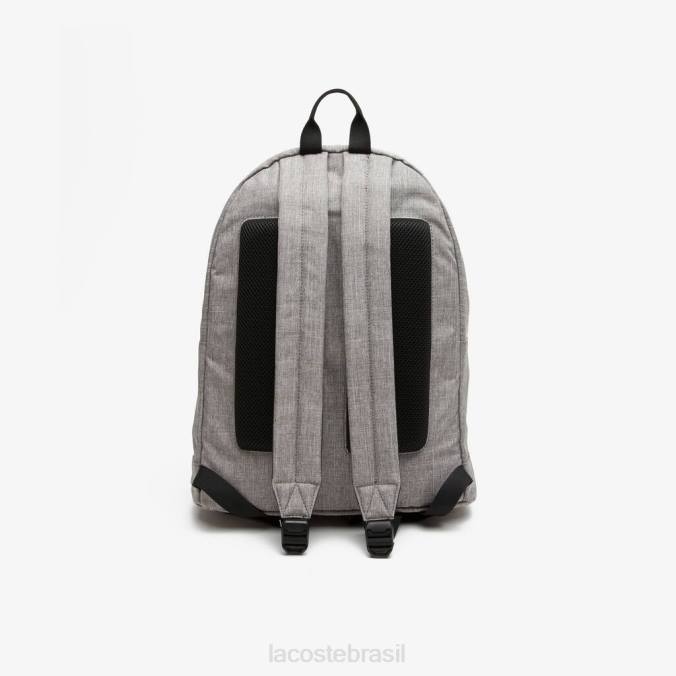 Lacoste unissex mochila refletiva com estampa de monograma monograma gris chine P2PX2073 bolsas e artigos de couro