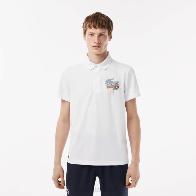 Lacoste unissex esporte miami open edition piquê polo branco P2PX205 roupas