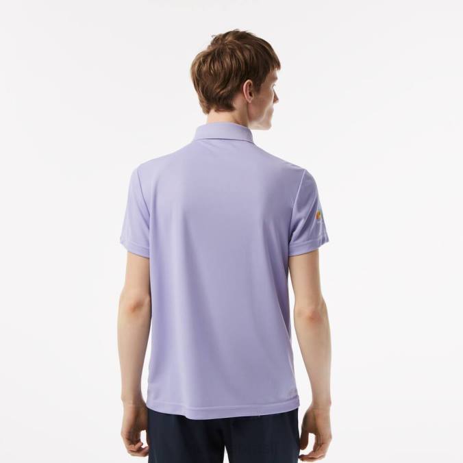 Lacoste unissex esporte miami open edition piquê polo roxo P2PX207 roupas