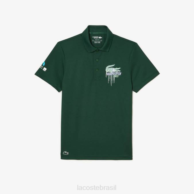 Lacoste unissex esporte miami open edition piquê polo verde P2PX206 roupas