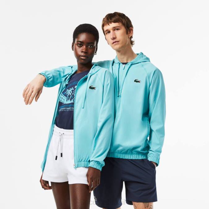 Lacoste unissex jaqueta sport miami edição aberta hortelã P2PX396 roupas